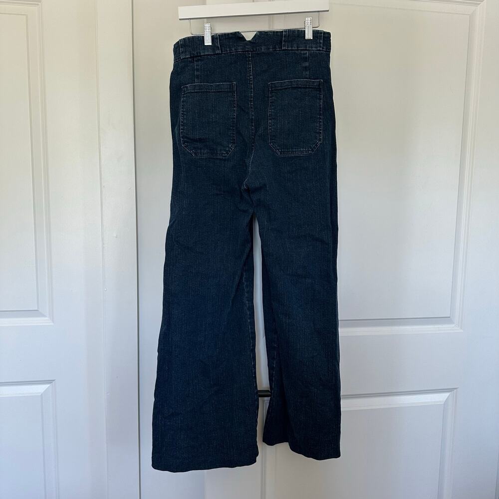 Loup (M) Sabrina Wide Leg Jeans Dark Wash Made in USA Sustainable - Picture 8 of 10